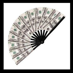 Large Folding Fan Click Clack - Boots On The Ground